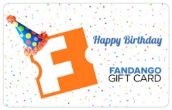 $100 Happy Birthday Fandango Gift Card $100 Happy Birthday Fandango Gift Card